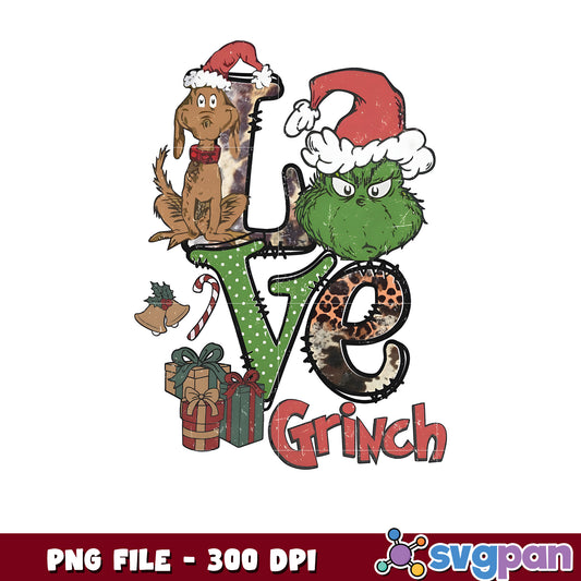 Love Grinch Max Santa Hat png, grinch meme​ png, grinch song​ png