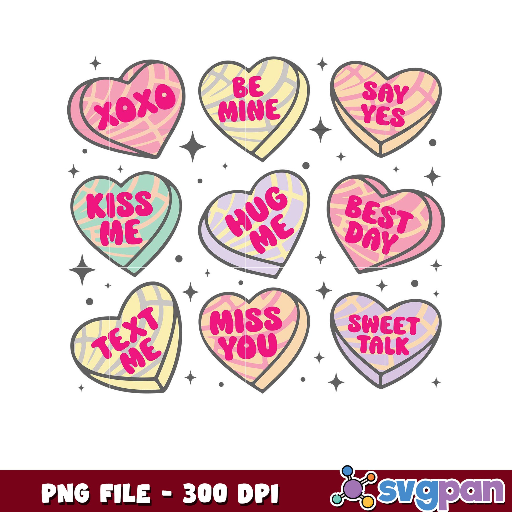 Love Heart Graphics for Valentine, Cute PNG Design Download