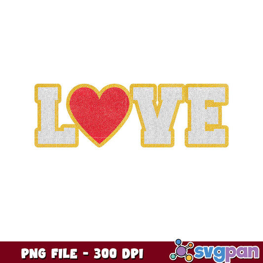 Love Heart PNG Design for Crafts, Perfect for Gifts