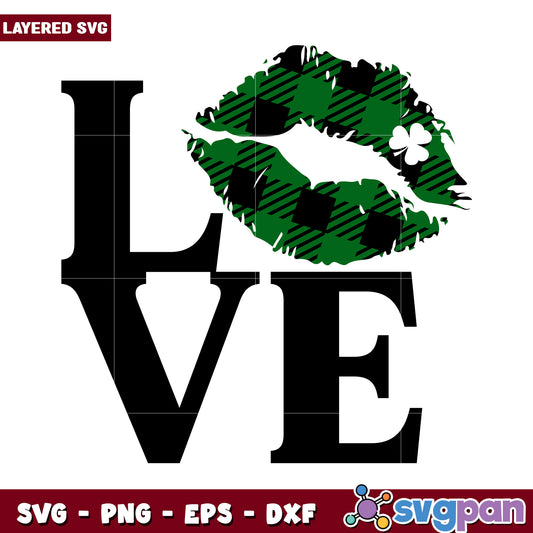 Love Kiss SVG Design, Perfect for DIY Projects and Crafts