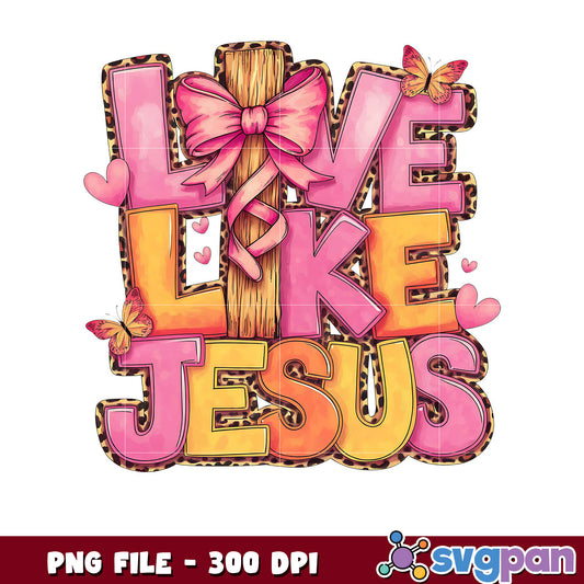 Love Like Jesus Design, Perfect for Gifts and Crafts
