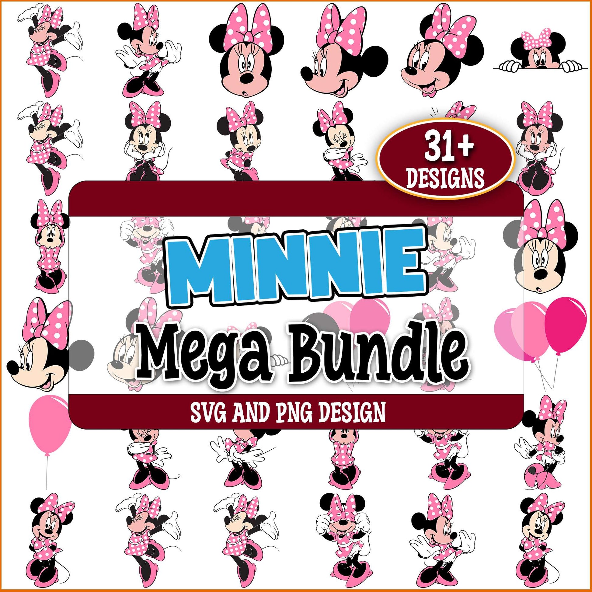 Lovely minnie svg bundle