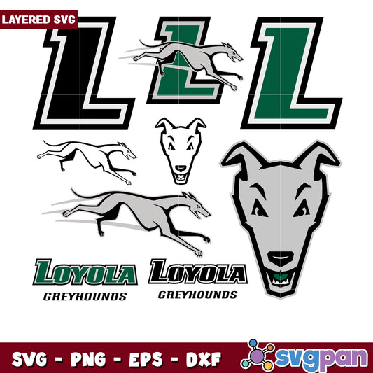 Loyola Greyhounds SVG Bundle