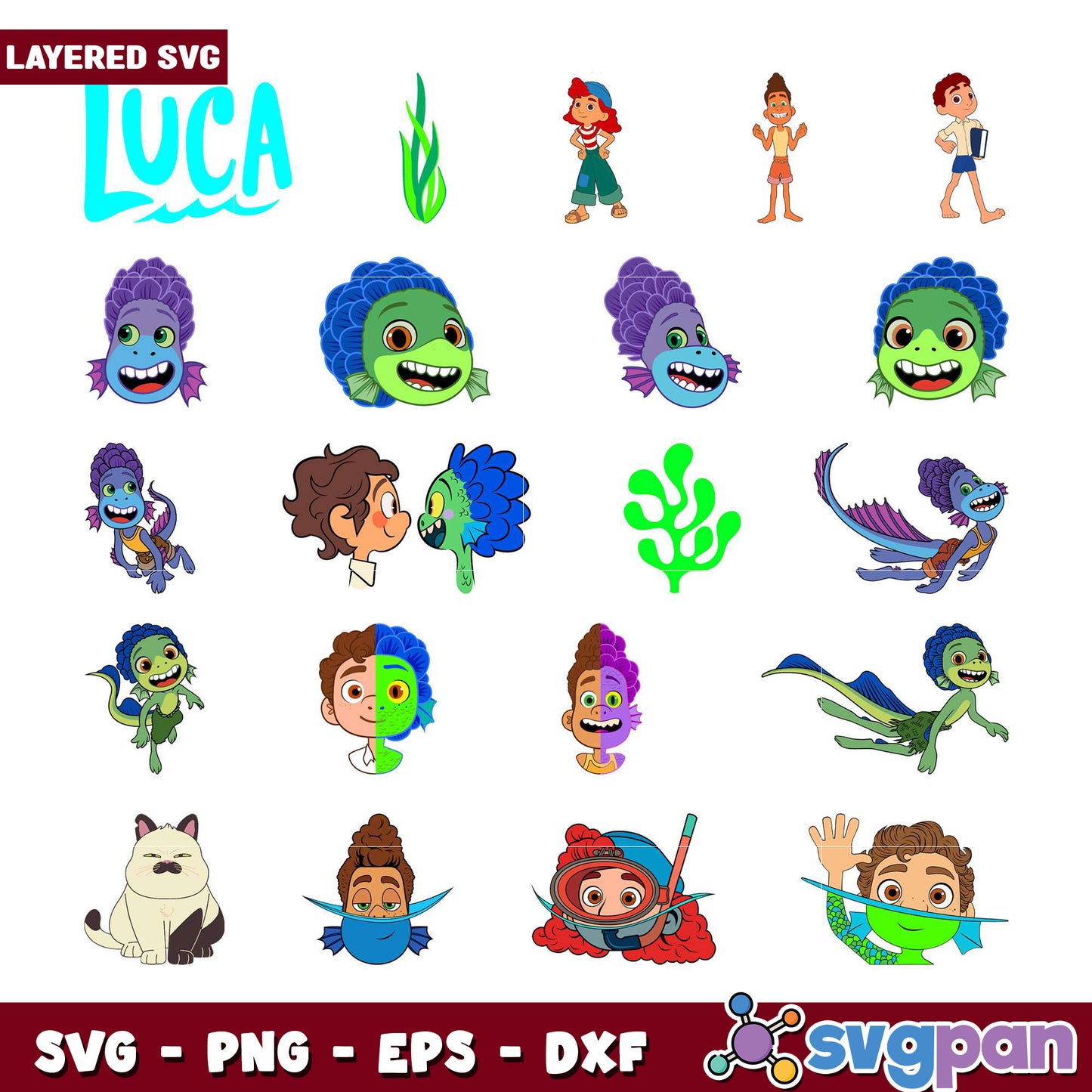 Luca Layered SVG Bundle