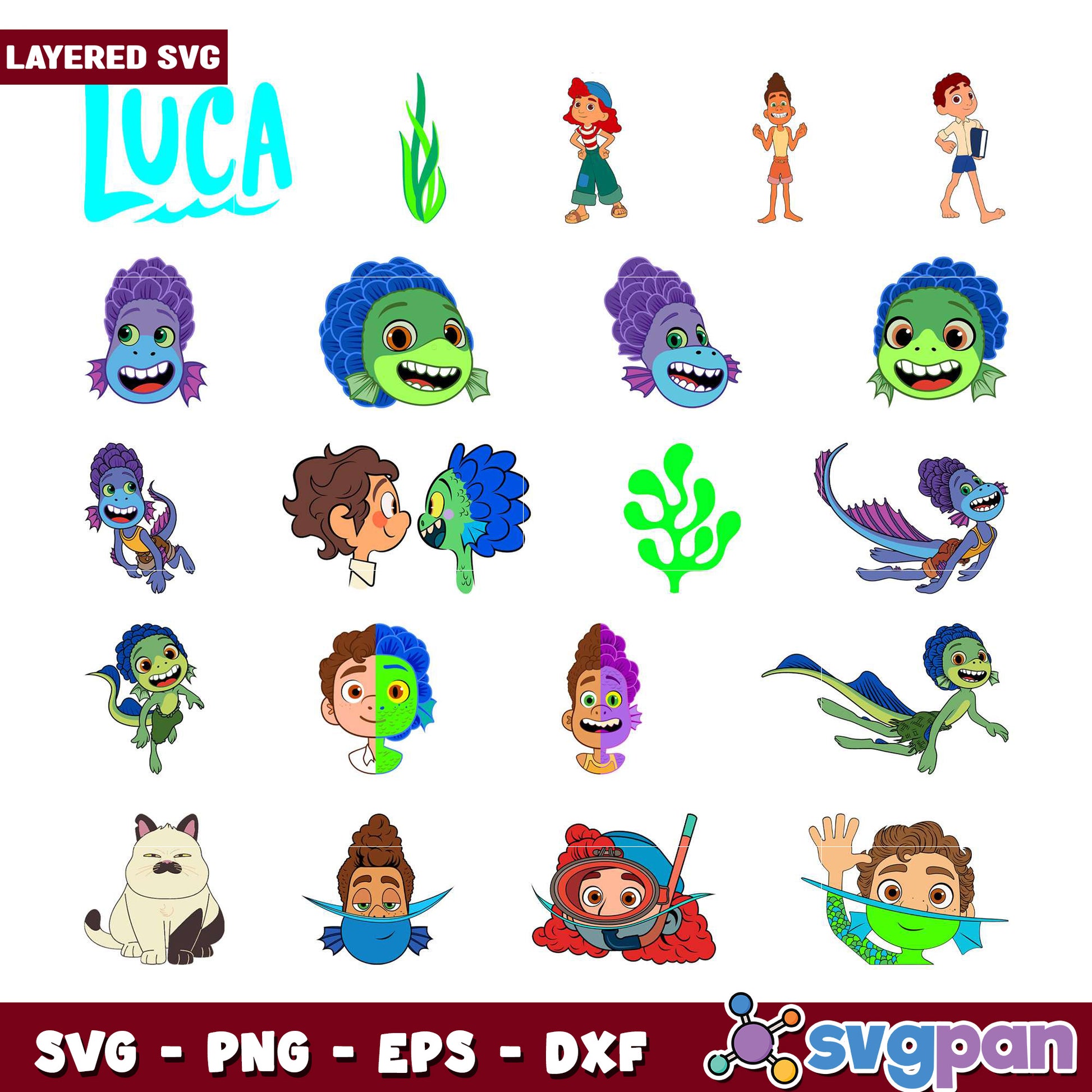 Luca Layered SVG Bundle