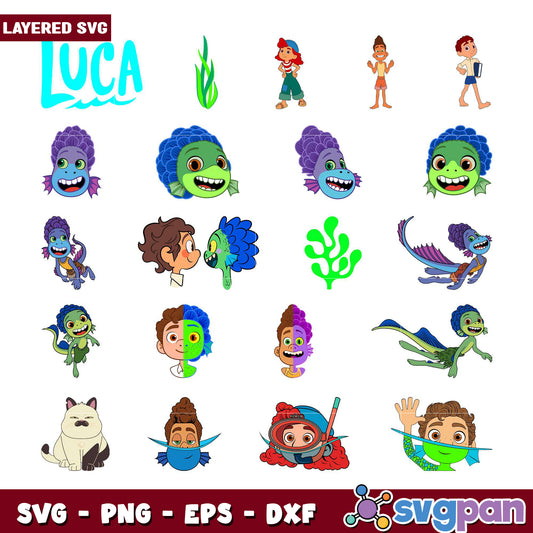 Luca Layered SVG Bundle