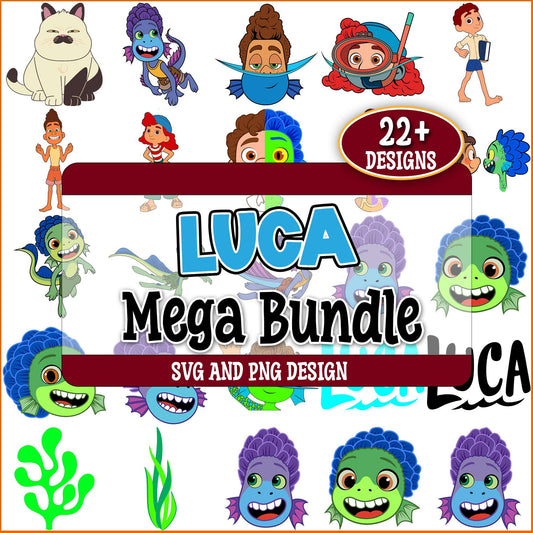 Luca design svg bundle