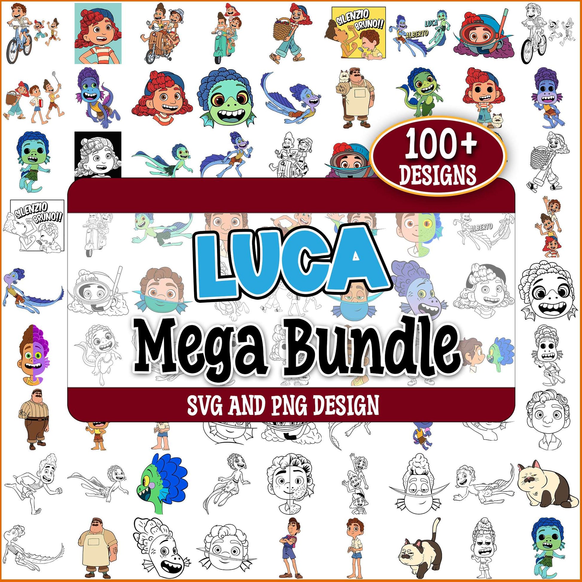 Luca disney svg bundle