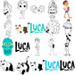 Luca disney svg bundle, luca disney movie svg, disney pixar luca svg