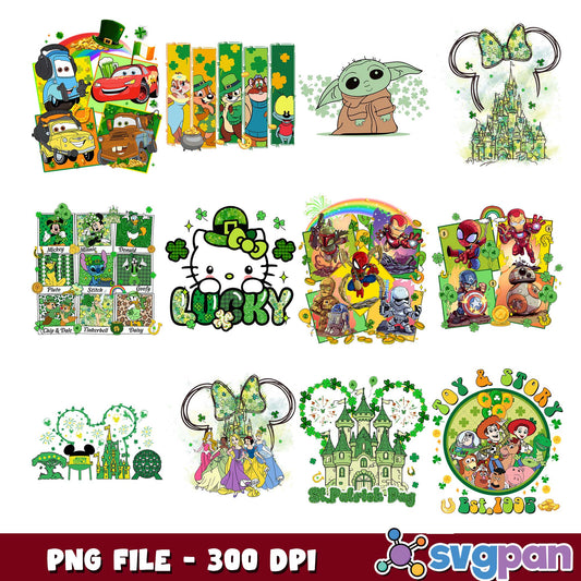 Lucky disney world png bundle