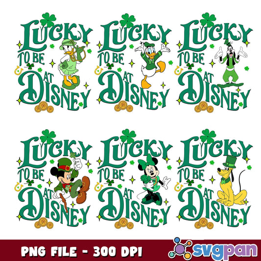 Lucky to be at disney png bundle