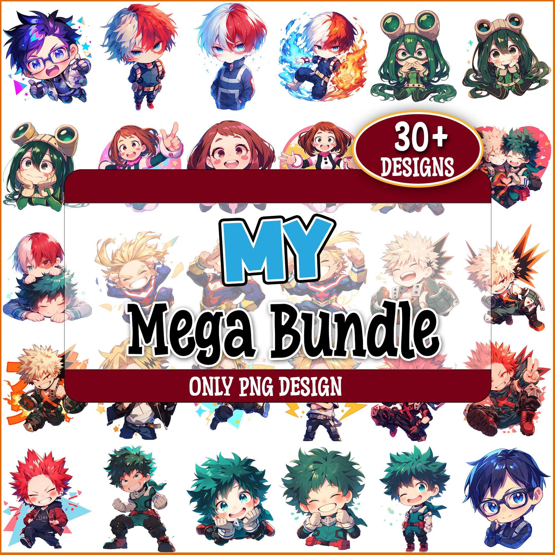MHA png bundle