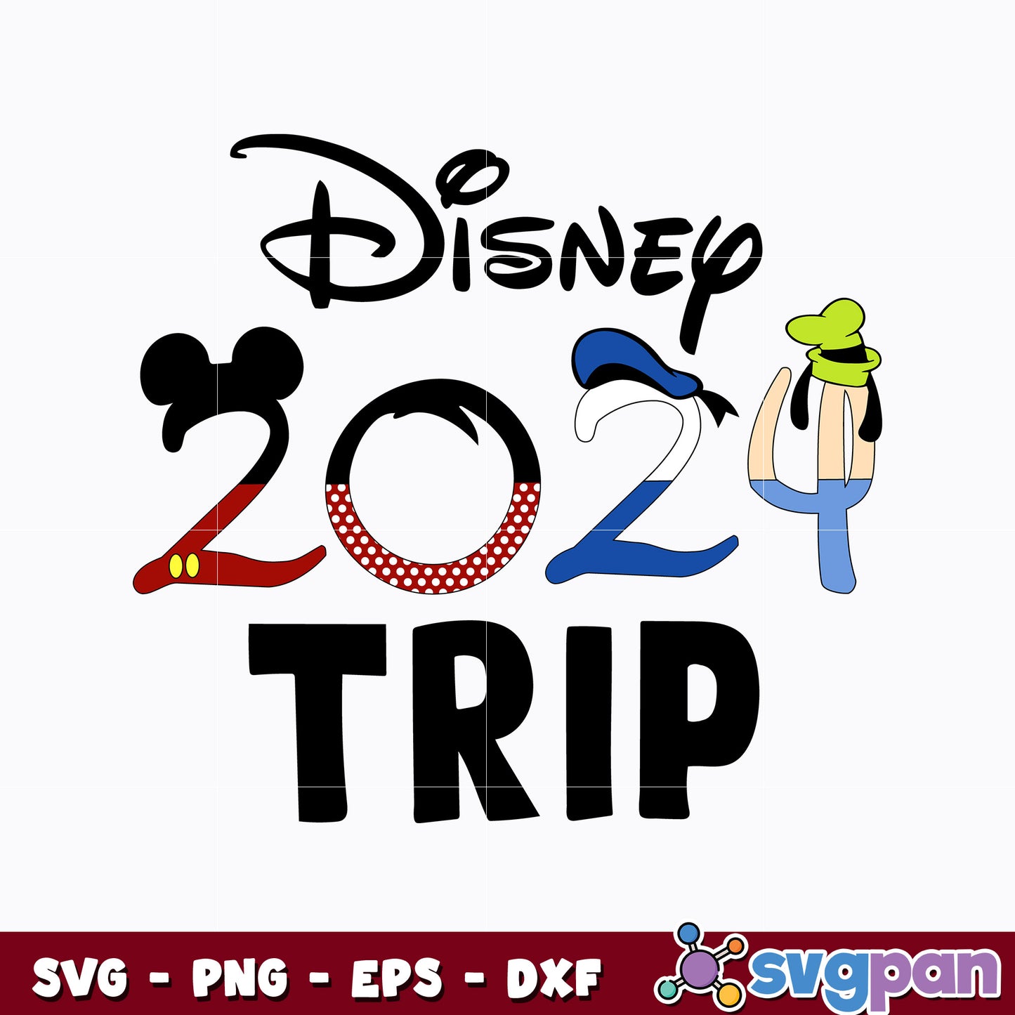 Disney 2024 trip disney svg