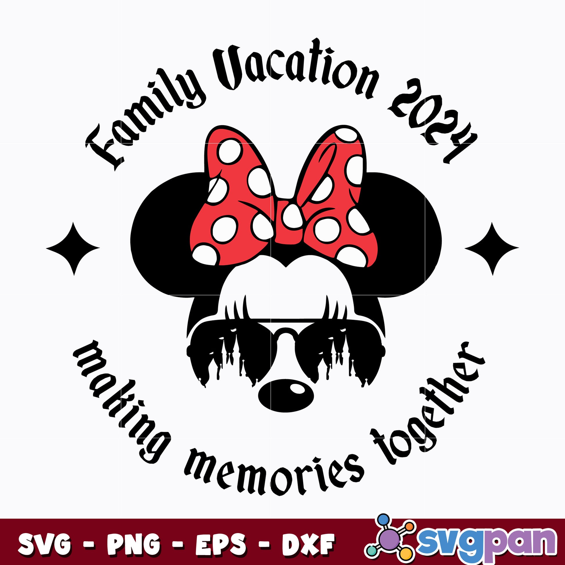 Minnie making memories together svg