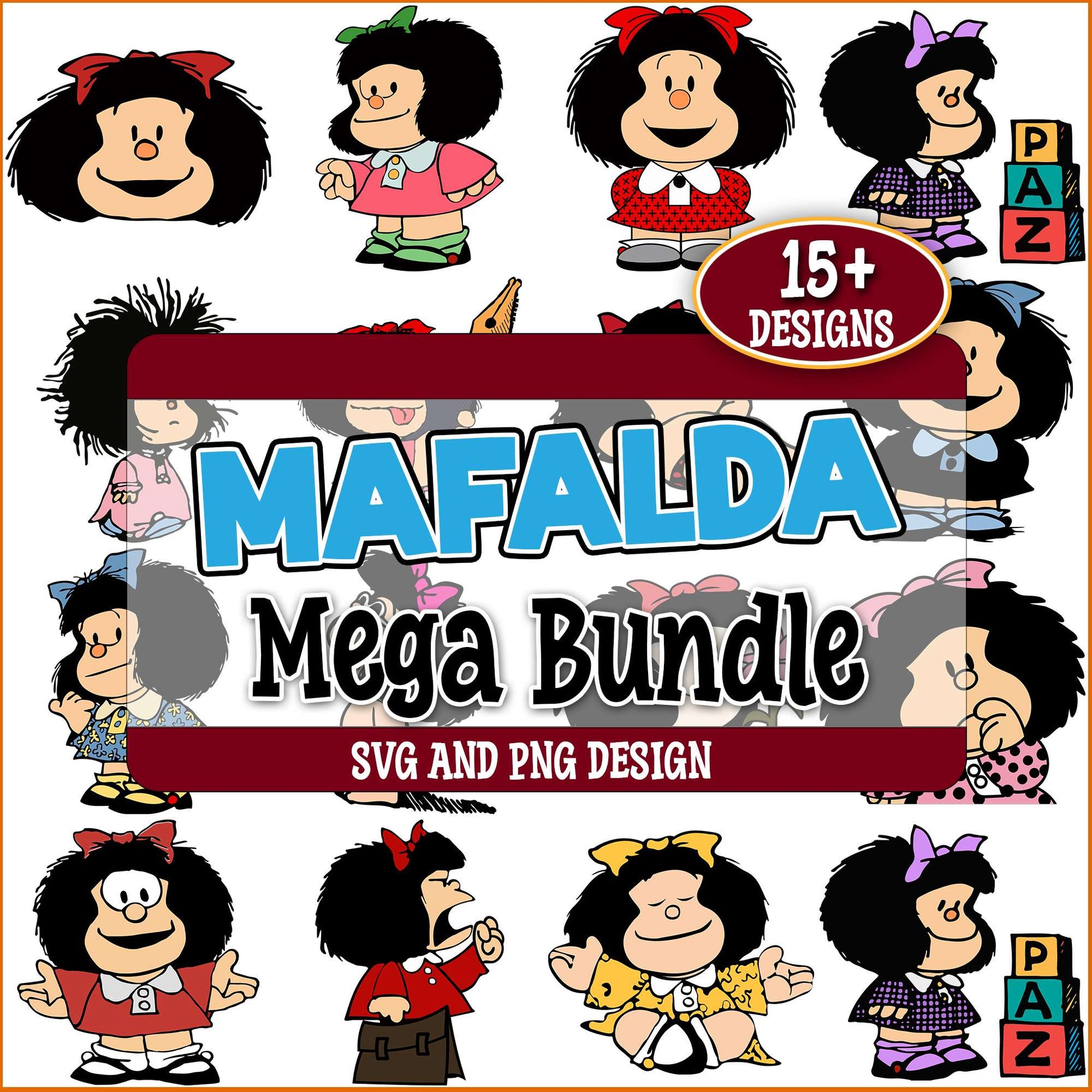 Mafalda svg bundle