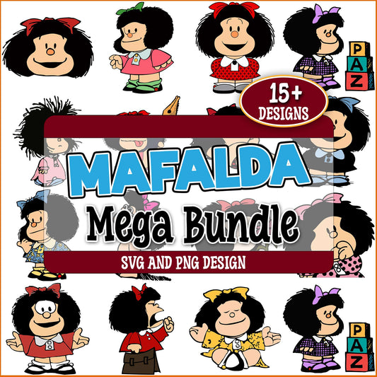 Mafalda svg bundle