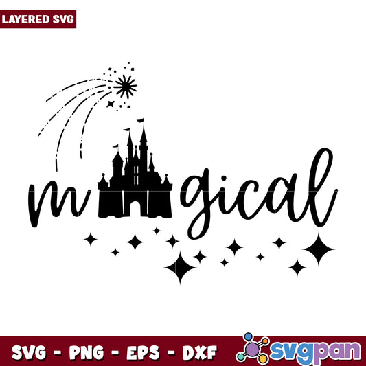 Magical Castle SVG Design