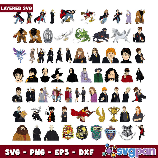 Magical Character Bundle SVG for Creative Projects