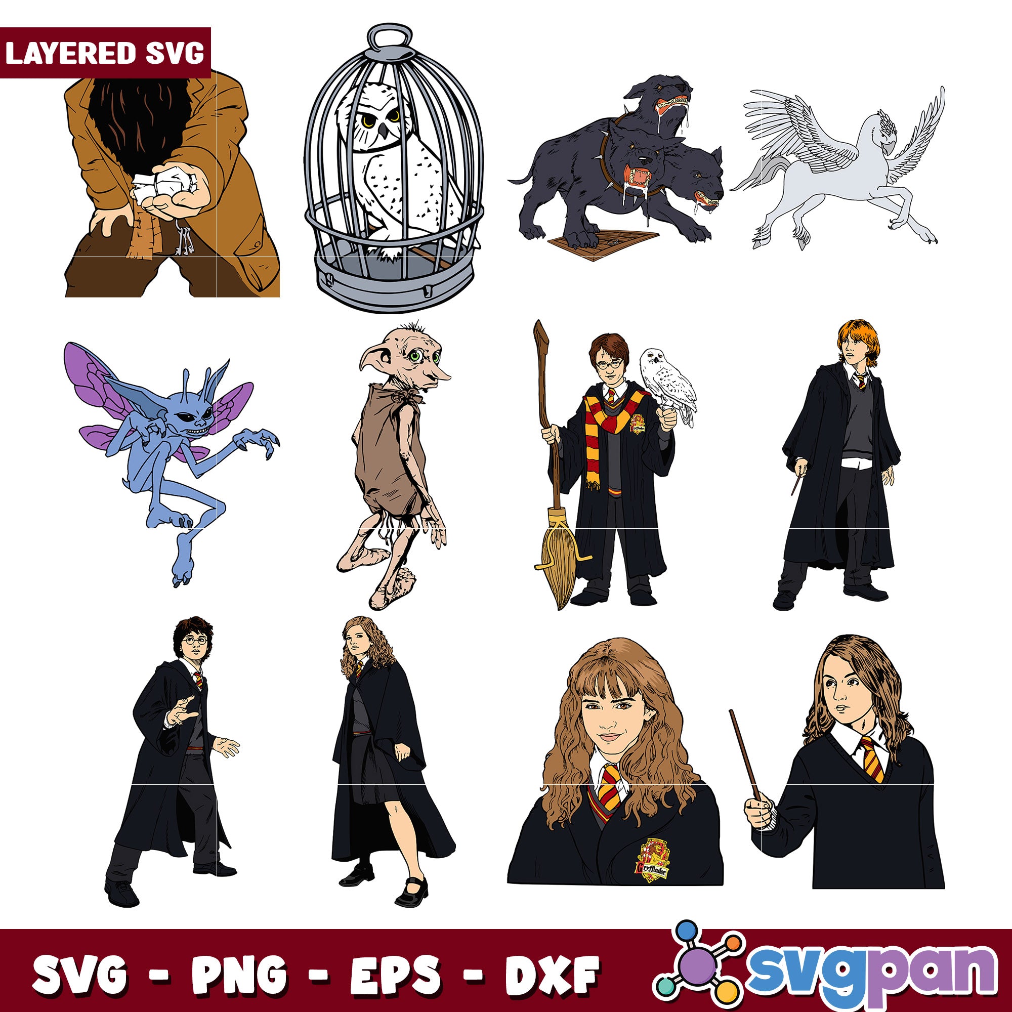 Magical Character SVG Bundle for Creative Projects – svgpan