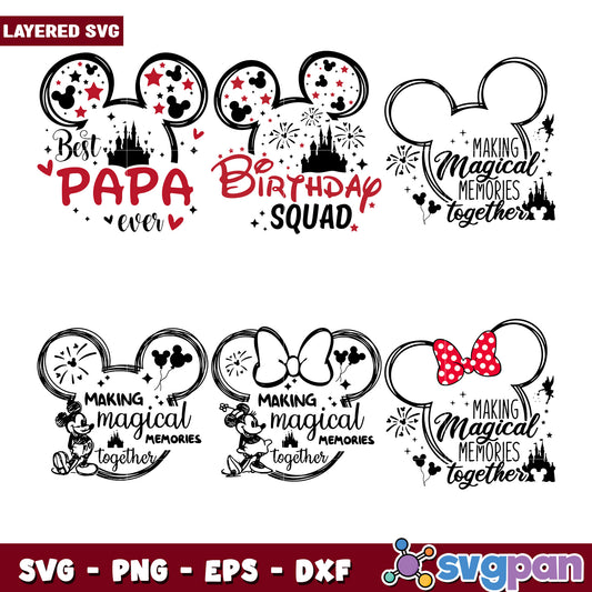 Magical Disney Bundle SVG for Special Occasions