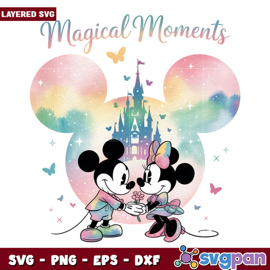 Magical moment png, mickey mouse characters png, walt disney png