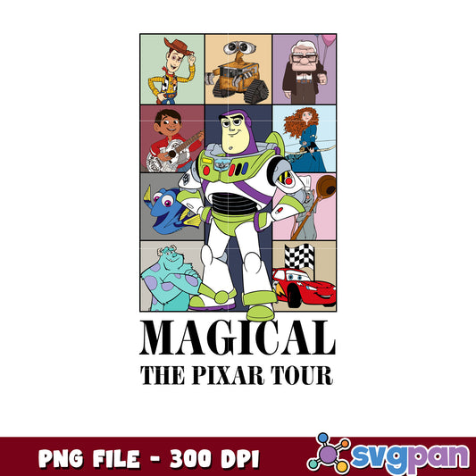 Magical the pixar tour png, disney cartoons png, disney png