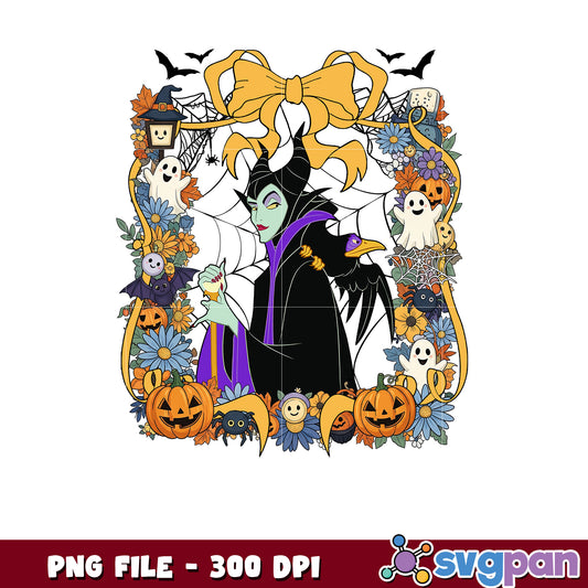 Maleficent halloween png, halloween vacation png, disneyland halloween png