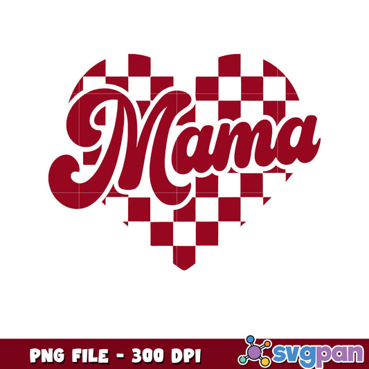 Mama Heart Design PNG File, Perfect for Any Project