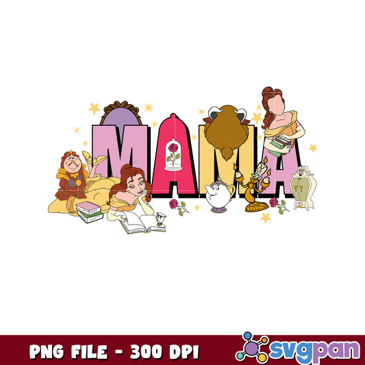 Mama belle design png png, disney plus png, disney princess png
