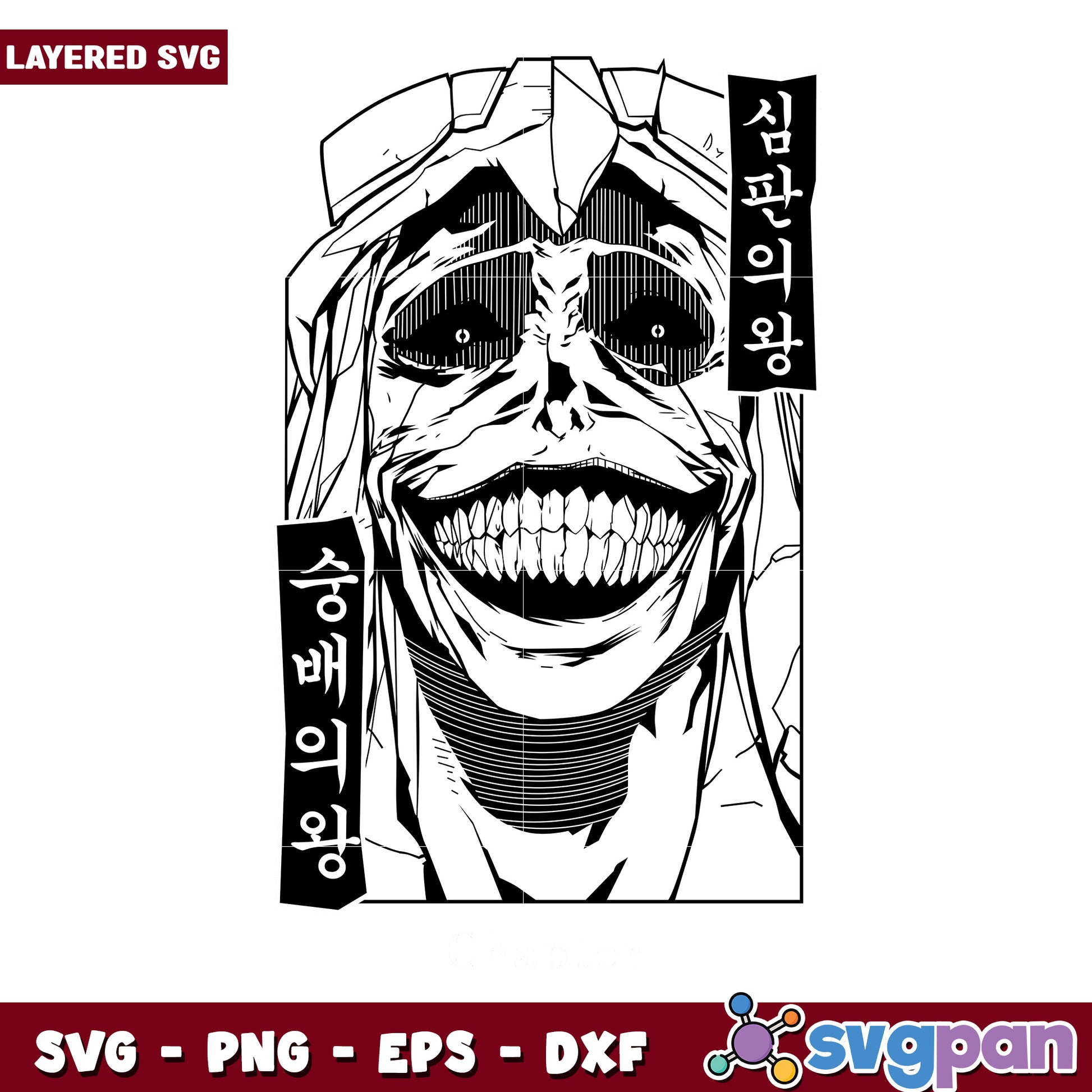 Manga evil statue svg, solo leveling characters svg, solo leveling season 2 svg