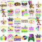 Mardi gras arts png bundle, mardi gras 2026 png, mardi gras outfits png