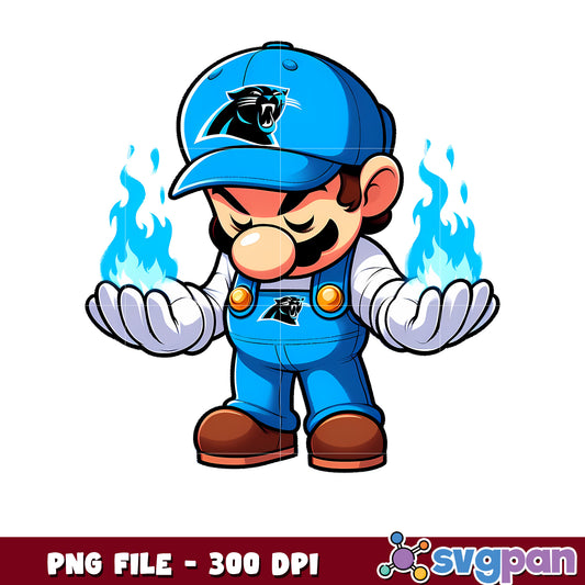 Mario carolina panthersdesign png, national league football png, nfl team png