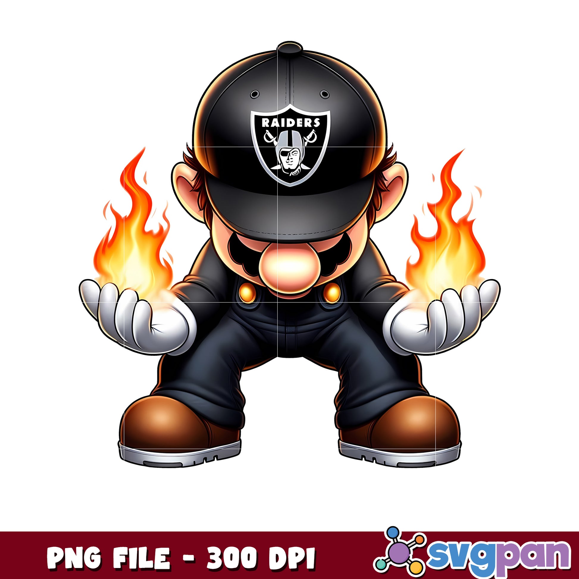 Mario las vegas raiders design png, national league football png, nfl team png