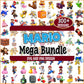 Mario poses svg bundle