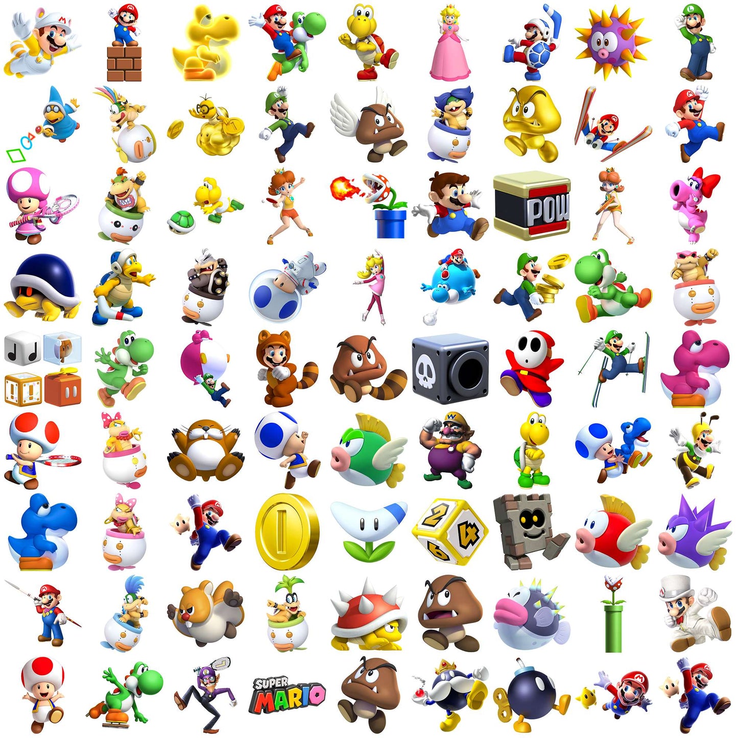 Mario poses svg bundle, super mario svg, super mario 64 svg