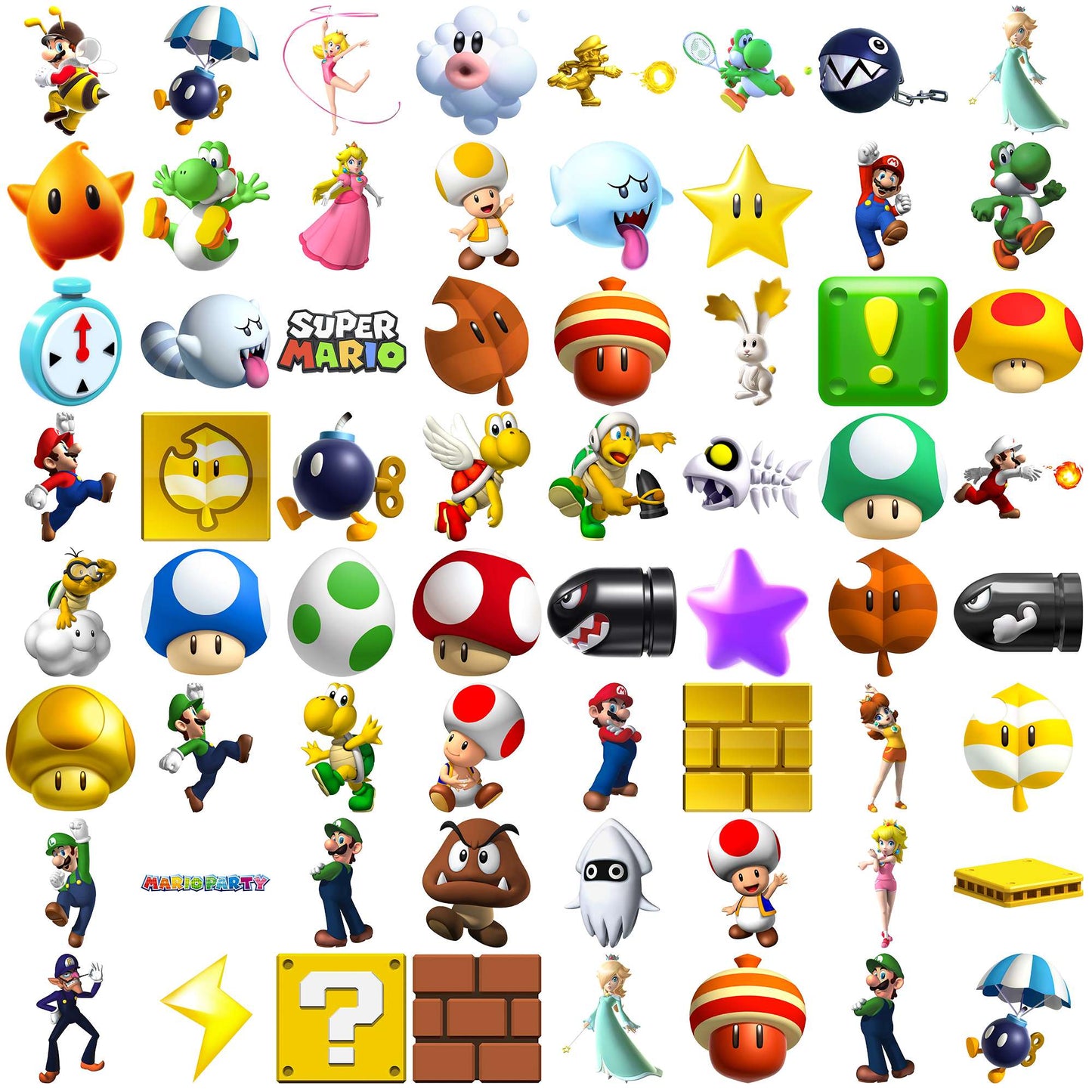 Mario poses svg bundle, super mario svg, super mario 64 svg
