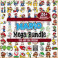 Mario set svg bundle