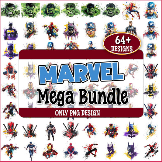 Marvel arts png bundle