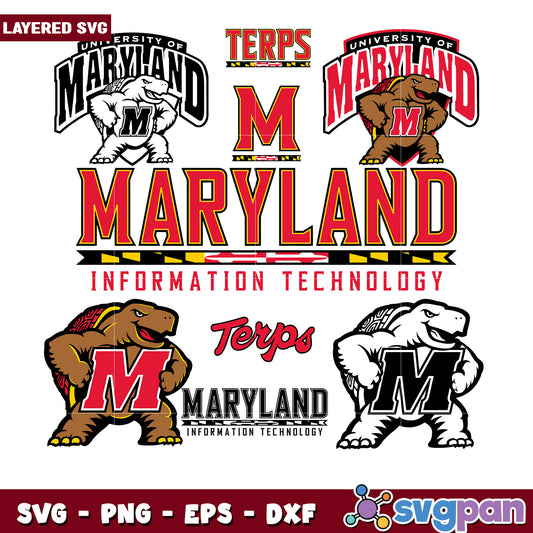 Maryland Terps SVG Bundle