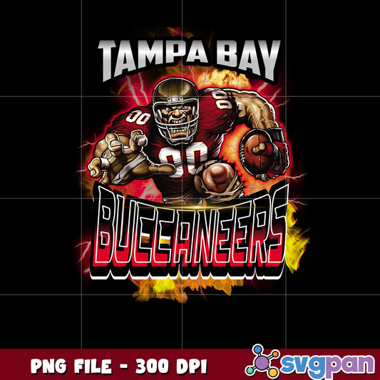 Mascot of tampa bay buccaneers team nfl png, national football league png, nfl png