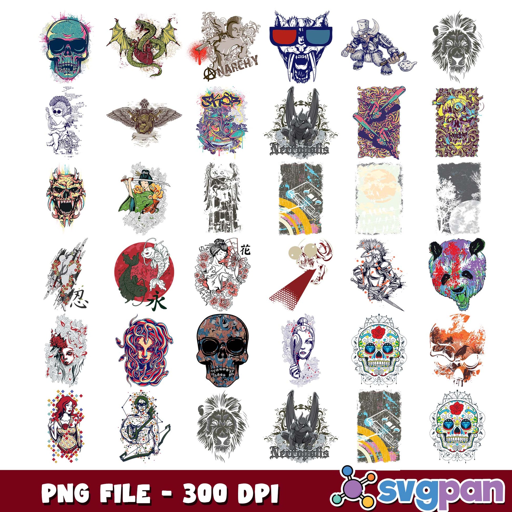 Masterpiece art png bundle