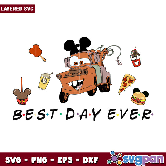 Matter best day ever png, cars characters png, walt disney png