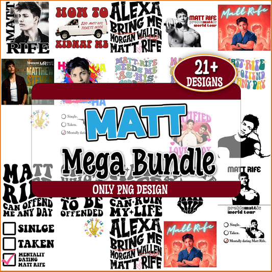 Matt rife art png bundle