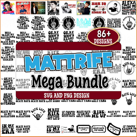 Matt rife quotes svg bundle