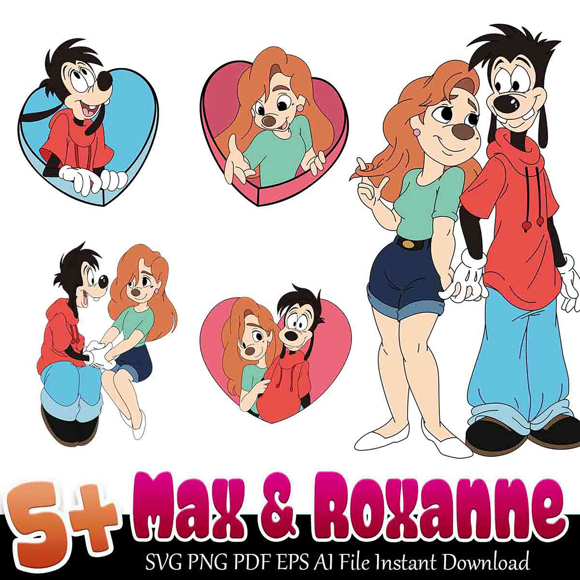 Max Roxanne SVG Bundle 5 PNG PDF EPS AI – svgpan