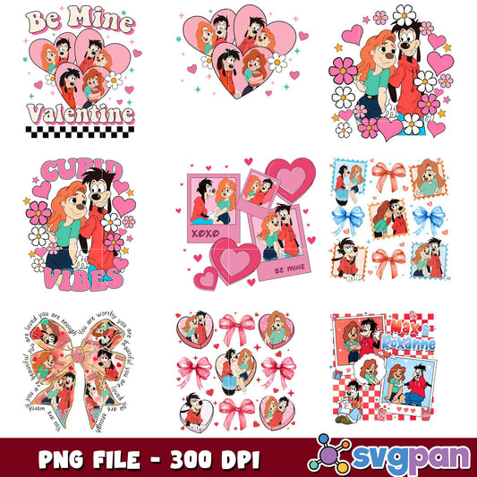Max & Roxanne Valentine's PNG Bundle