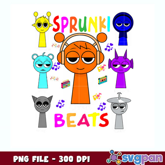 Merch funny sprunki beats urban streetwear png, sprunki beats png, funny sprunki png