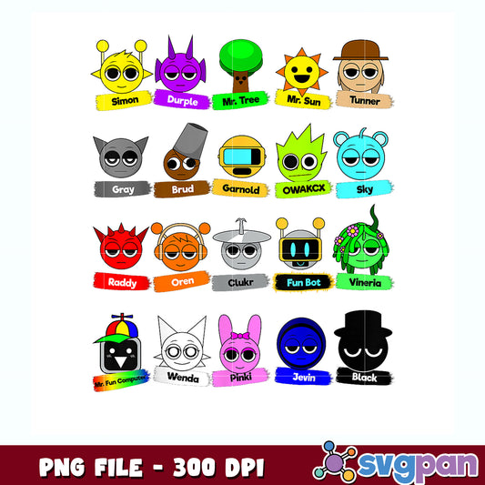 Merch sprunki boys oren just a boy who loves sprunki png, boy loves sprunki png
