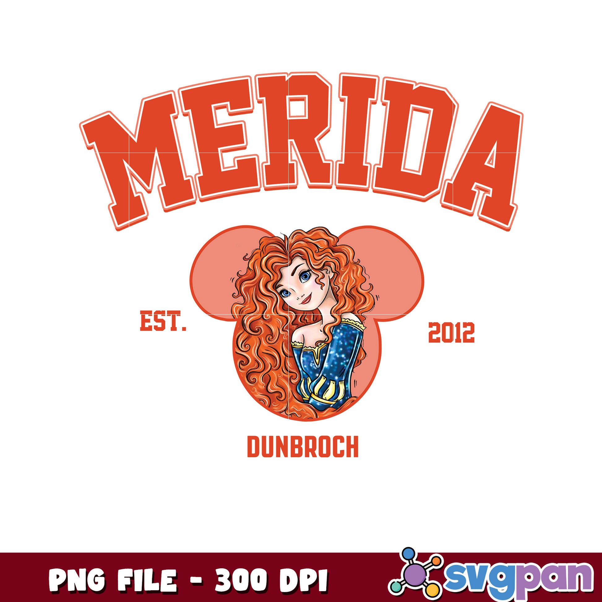 Merida PNG Brave Princess Clipart