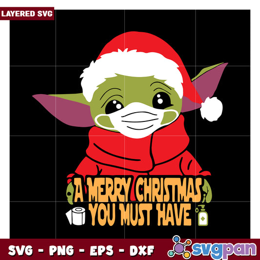 Merry Christmas You Must Have SVG Design for Festive Projects, Perfect for Holiday Crafts